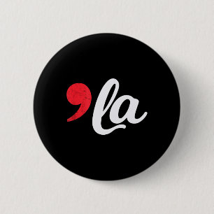 Badge Rond 5 Cm Harris 2024 Président Virgule La Drôle 1