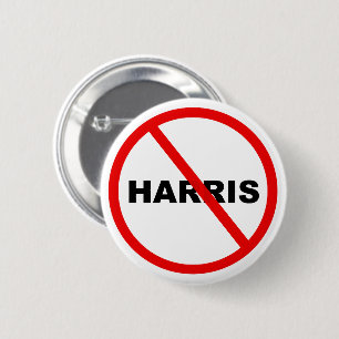 Badge Rond 5 Cm Harris Attention, n'y allez pas !
