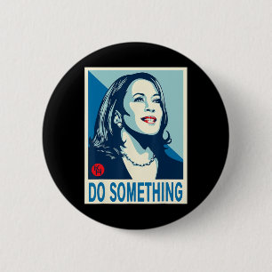 Badge Rond 5 Cm Harris Fait Quelque Chose