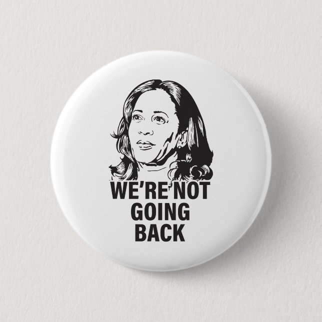 Badge Rond 5 Cm Harris Nous ne reviendrons pas 2024 (Devant)