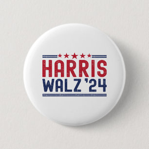 Badge Rond 5 Cm Harris Walz 2024 - Harris Walz 2024 Nous ne sommes