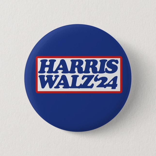 Badge Rond 5 Cm Harris Walz 24 (Devant)