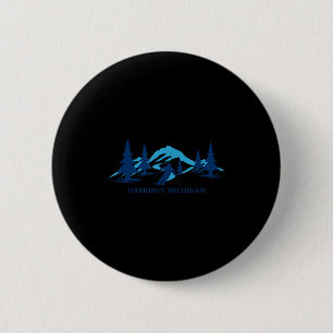Badge Rond 5 Cm Harrison michigan station de ski skieur