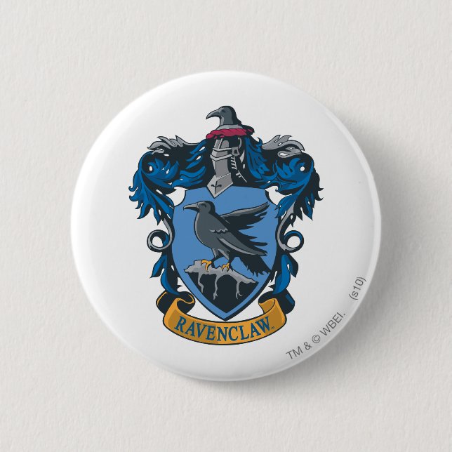 Badge Rond 5 Cm Harry Potter | Armoiries de Ravenclaw (Devant)