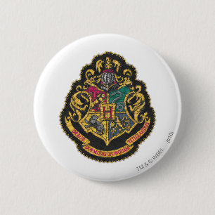 Badge Rond 5 Cm Harry Potter   CIMIER DE POUDLARD