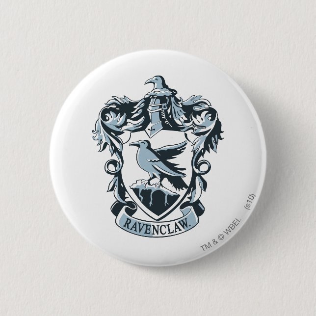 Badge Rond 5 Cm Harry Potter | Crête moderne de Ravenclaw (Devant)