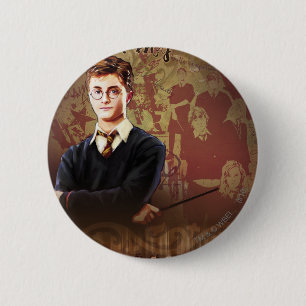 Badge Rond 5 Cm HARRY POTTER ET L'ORDRE DU Collage PHOENIX™