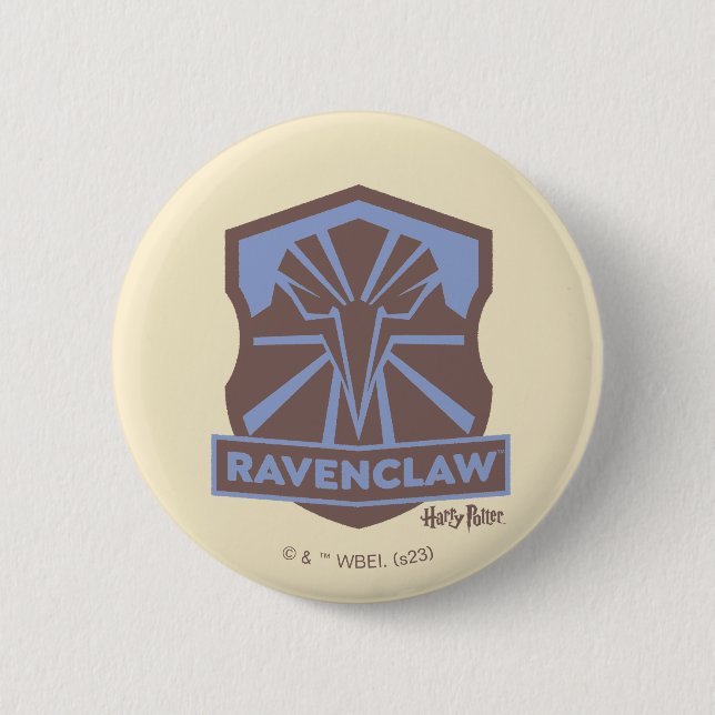 Badge Rond 5 Cm HARRY POTTER™ | Été Magique RAVENCLAW™ Crest (Devant)