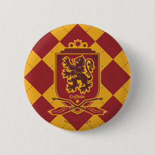 Badge Rond 5 Cm Harry Potter   Gryffindor QUIDDITCH™ Crest