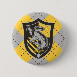 Badge Rond 5 Cm Harry Potter   Hufflepuff House Pride Crest