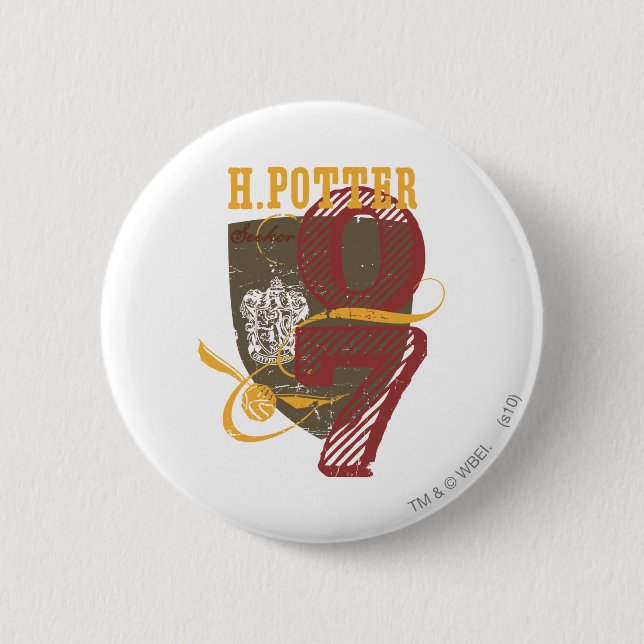 Badge Rond 5 Cm Harry Potter | QUIDDITCH™ (Devant)