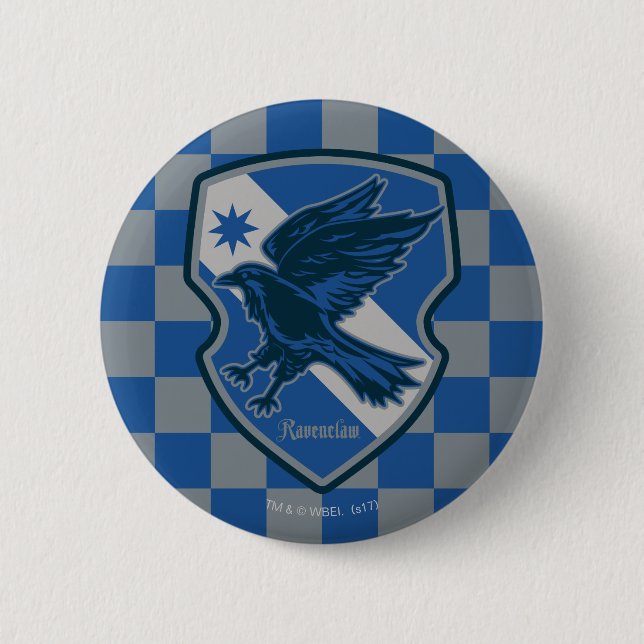 Badge Rond 5 Cm Harry Potter | Ravenclaw House Pride Crest (Devant)