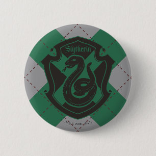 Badge Rond 5 Cm Harry Potter   Slytherin House Pride Crest