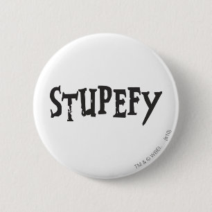 Badge Rond 5 Cm Harry Potter Spell   Stupefy Spell