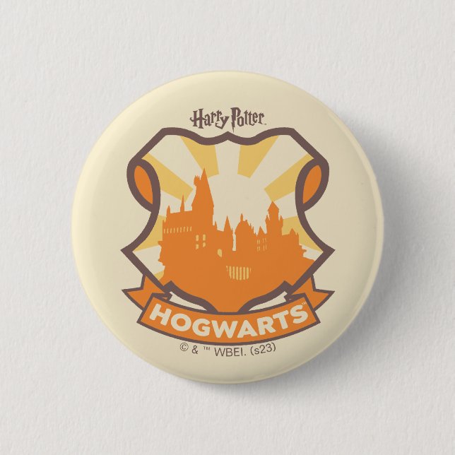 Badge Rond 5 Cm HARRY POTTER™ | Summer Magic HOGWARTS™ Crest (Devant)