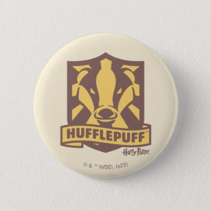 Badge Rond 5 Cm HARRY POTTER™   Summer Magic HUFFLEPUFF™ Crest