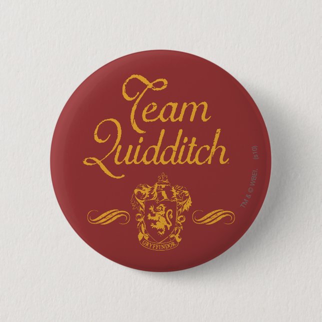 Badge Rond 5 Cm Harry Potter | Team QUIDDITCH™ (Devant)