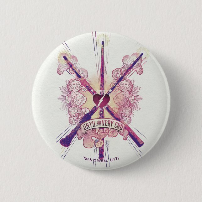 Badge Rond 5 Cm Harry Potter | Until The Very (Devant)