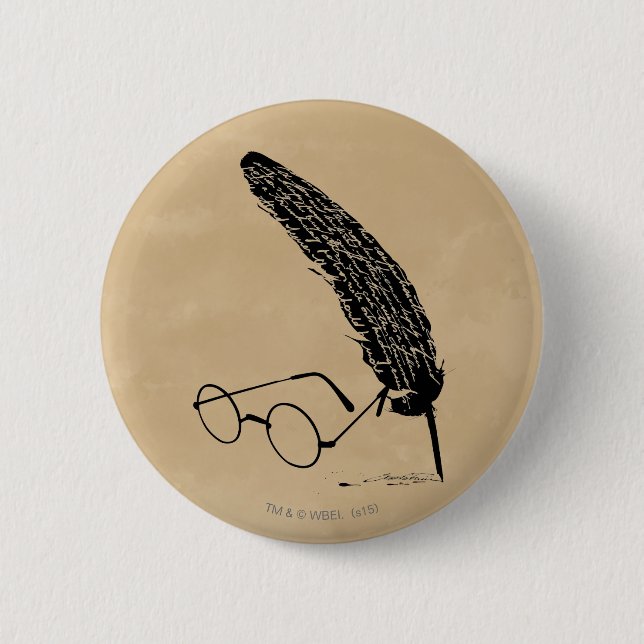 Badge Rond 5 Cm Harry Potter | Verres Et Qualité (Devant)