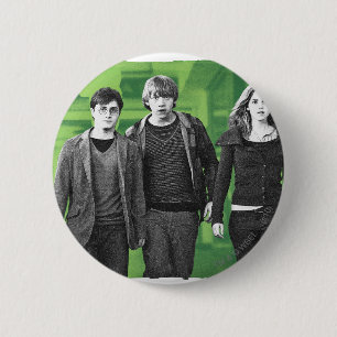 Badge Rond 5 Cm Harry, Ron et Hermione 1