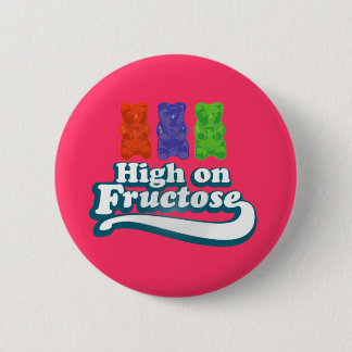 Badge Rond 5 Cm Haute sur le fructose