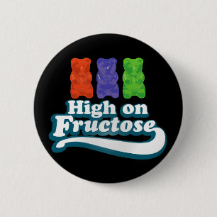 Badge Rond 5 Cm Haute sur le fructose
