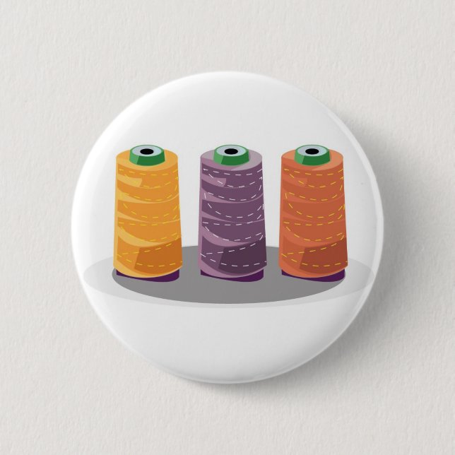 Badge Rond 5 Cm Have fun sewing (Devant)