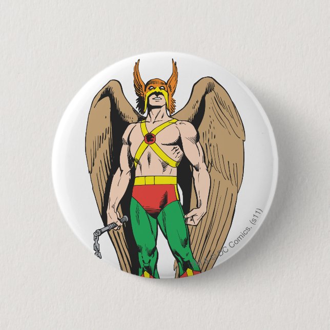 Badge Rond 5 Cm Hawkman (Devant)