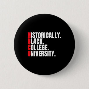 Badge Rond 5 Cm Hbcu Historiquement Black College Et Universitaire