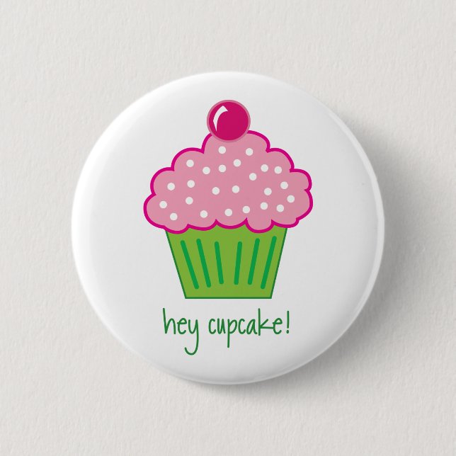 Badge Rond 5 Cm hé petit gâteau ! (Devant)