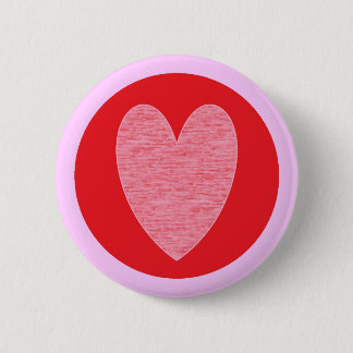 Badge Rond 5 Cm Heart 3
