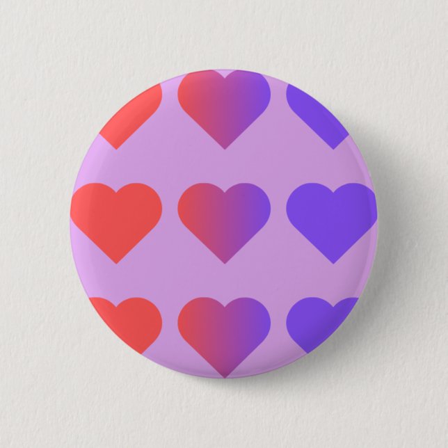 Badge Rond 5 Cm Heart Pin (Devant)