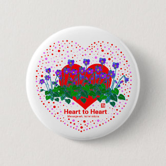Badge Rond 5 Cm Heart To Heart