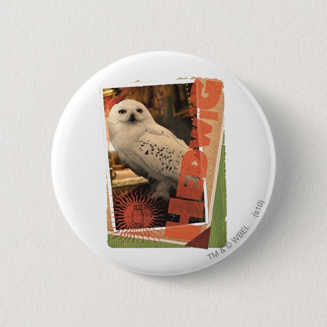 Badge Rond 5 Cm Hedwig 1 (Devant)