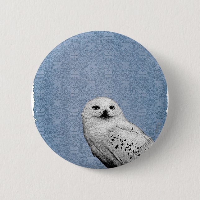 Badge Rond 5 Cm Hedwig 2 (Devant)