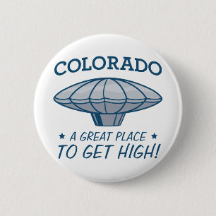 Badge Rond 5 Cm heene le Colorado de faucon de garçon de ballon