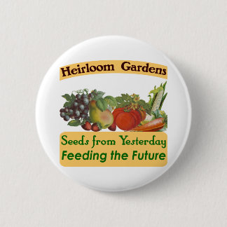 Badge Rond 5 Cm Heirloom Gardens Green Dire