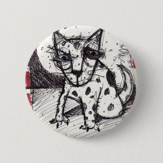 Badge Rond 5 Cm hellhound