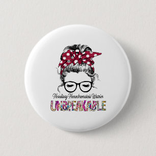 Badge Rond 5 Cm Hémochromatose héréditaire Sensibilisation au ruba