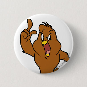Badge Rond 5 Cm Henery Hawk hurle