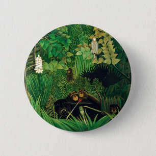 Badge Rond 5 Cm Henri Rousseau - Les Joyeux Jesters