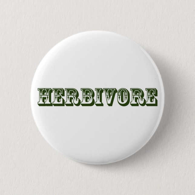 Badge Rond 5 Cm herbivore (Devant)
