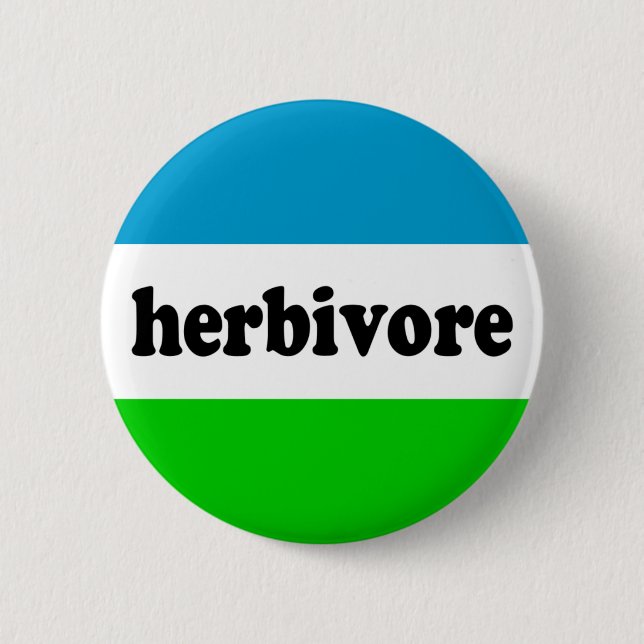 Badge Rond 5 Cm herbivore (Devant)