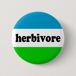 Badge Rond 5 Cm herbivore