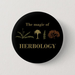 Badge Rond 5 Cm herbologie