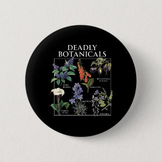 Badge Rond 5 Cm Herbologie Botanique de l'Agence Gouvernementale F