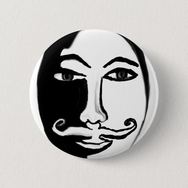 Badge Rond 5 Cm Hercule Poirot (Devant)