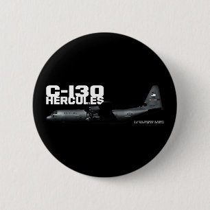 Badge Rond 5 Cm Hercules C-130