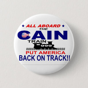 Badge Rond 5 Cm Herman Caïn