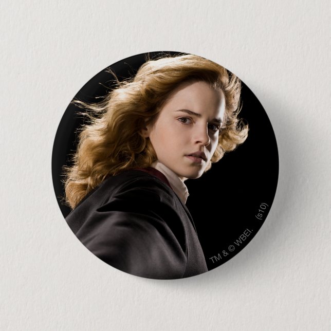Badge Rond 5 Cm Hermione Granger Prête à l'Action (Devant)
